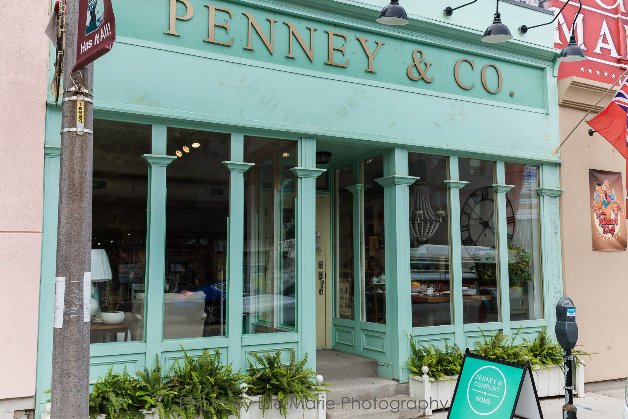 Penney & Co. storefront.